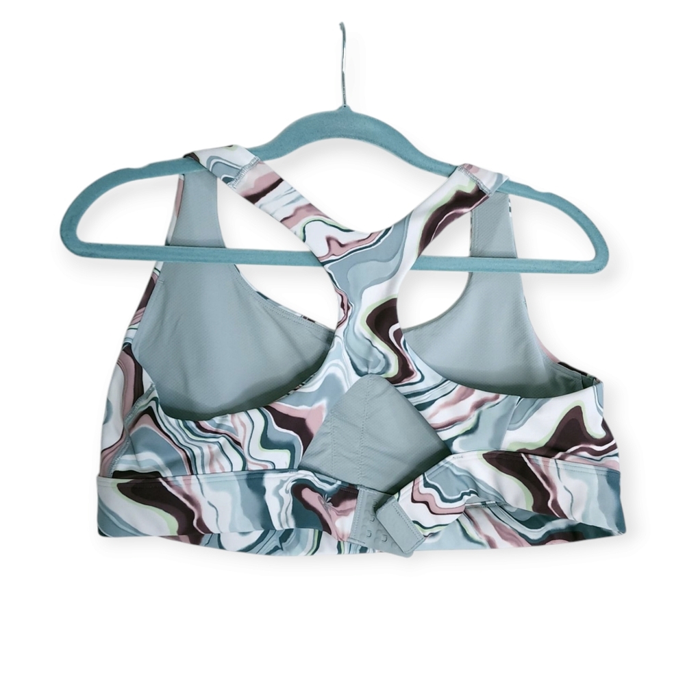 Athleta Ultimate Printed Sports Bra Size 1X D-DD - Picture 4 of 7